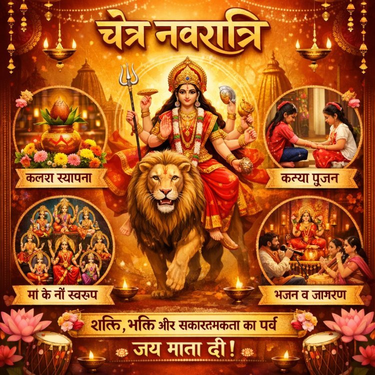 आस्था, शक्ति और नवचेतना का महापर्व: चैत्र नवरात्रि के शुभारंभ पर देशभर में गूंजे भक्ति के स्वर