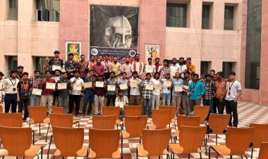 स्पिरिट 1.0 शतरंज प्रतियोगिता का भव्य समापन — ओम पाण्डेय बने विजेता, प्रतिभाओं ने बिखेरा रणनीति का जादू