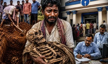 कब्र से बैंक तक: बहन का कंकाल लेकर पहुंचे भाई की पुकार ने खोली सिस्टम की सुस्ती की पोल