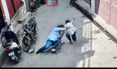 दिनदहाड़े झपट्टा, बेटी की बहादुरी: 100 मीटर दौड़ाकर बदमाश को गिराया, फिर भी फरार