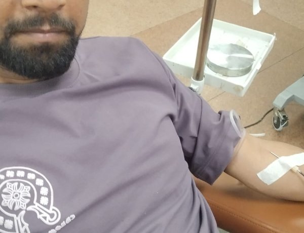 शीर्षक: रक्तदान से बची महिला की जान, सी स्काई फाउंडेशन की पहल सराहनीय