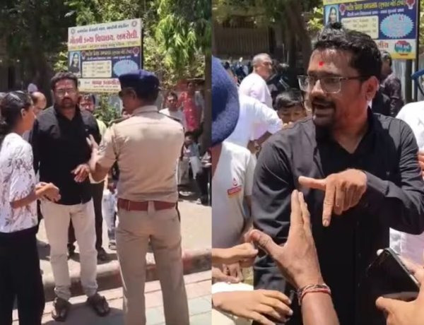 आस्था बनाम नियम: NEET सेंटर पर कंठी को लेकर बवाल, बेटी की आंखों में आंसू—पिता का फूटा गुस्सा, सूरत से वायरल हुआ संवेदनशील वीडियो