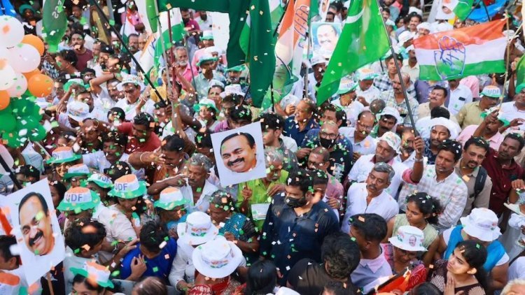 केरल में सियासी सरगर्मी चरम पर: कांग्रेस ने शुरू की जश्न की तैयारी, बोली—‘सीएम चुनने का अधिकार हमें मिला’