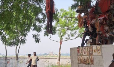 सम्मै माता मंदिर परिसर में पेड़ से लटका मिला युवक का शव, रहस्य में घिरी मौत से इलाके में सनसनी