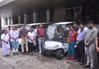स्वास्थ्य मंत्री की आकस्मिक यात्रा के बाद बड़ा फैसला: नए सिविल अस्पताल में मरीजों की सुविधा हेतु 3 गोल्फ कारें समर्पित