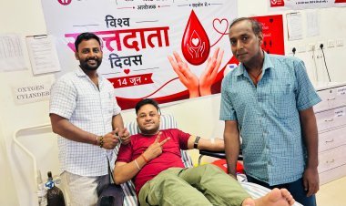मारने वाले से बचाने वाला बड़ा होता है : सूरज कुमार कसौधन ने रक्तदान कर बचाई जिंदगी, पेश की मानवता की मिसाल