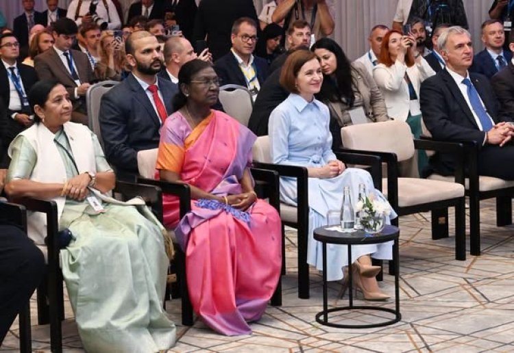 भारत-मोल्डोवा संबंधों को नई उड़ान: राष्ट्रपति द्रौपदी मुर्मू ने बिजनेस फोरम में निवेश और रणनीतिक साझेदारी का किया आह्वान