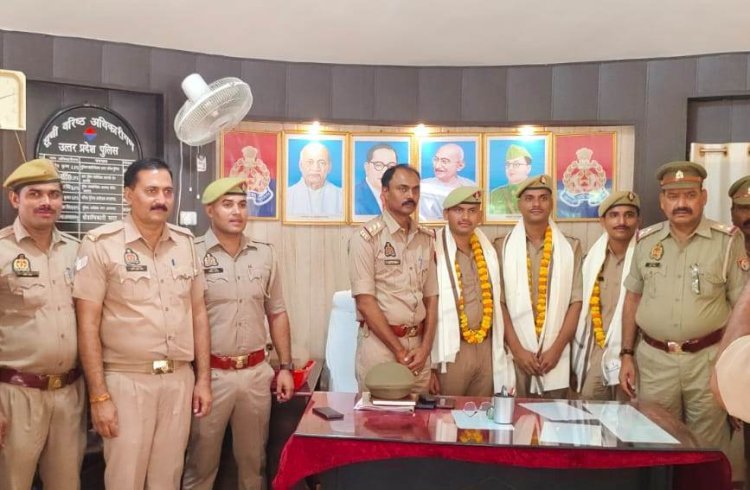 आजमगढ़ पुलिस का बढ़ा मान: थाना मुबारकपुर के 3 आरक्षियों ने SI भर्ती परीक्षा में हासिल की सफलता