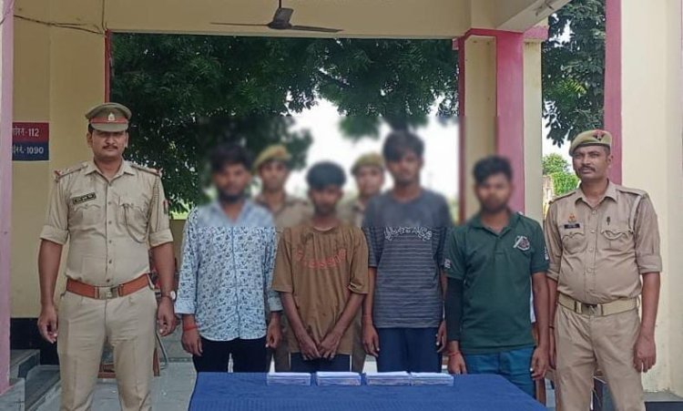 दोस्ती की आड़ में घर में सेंध! गोरखपुर में चार शातिर चोर गिरफ्तार, चोरी के आभूषण और नकदी बरामद