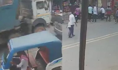 मथुरा में बेकाबू डंपर ने 5 लोगों को रौंदा, हाथरस में कार पलटी; दो हादसों में 5 की मौत, कई घायल