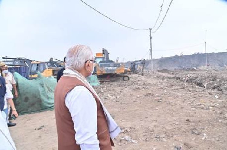 भलस्वा डंपसाइट से कूड़े के पहाड़ का होगा अंत! 15 अक्टूबर तक पूरी सफाई का लक्ष्य, केंद्रीय मंत्री मनोहर लाल ने किया निरीक्षण