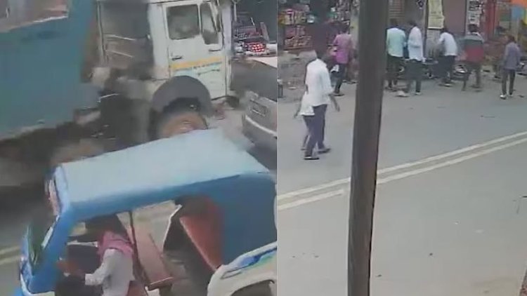 मथुरा में बेकाबू डंपर ने 5 लोगों को रौंदा, हाथरस में कार पलटी; दो हादसों में 5 की मौत, कई घायल