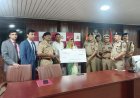 कर्तव्य की राह में जान गंवाने वाले होमगार्ड संजय कुमार पाण्डेय के परिवार को मिला संबल, पत्नी को सौंपा गया 30 लाख रुपये की सहायता का चेक