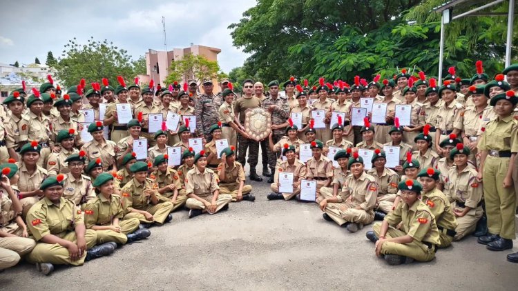 सूरत की 5-गुजरात बटालियन एनसीसी द्वारा राजपीपला में CATC-210 प्रशिक्षण शिविर सफलतापूर्वक संपन्न
