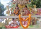 सरयू तट पर गूंजे वैदिक मंत्र, भव्य कलश यात्रा के साथ पितृ तृप्ति रुद्र महायज्ञ का शुभारंभ