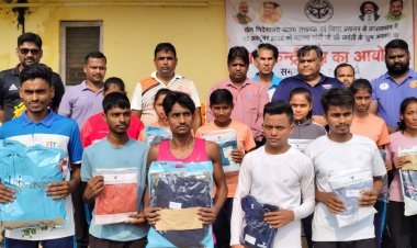 गांधी जयंती पर आजमगढ़ में क्रॉस कंट्री रेस का आयोजन, 157 खिलाड़ियों ने दिखाया दमखम