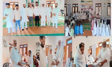 पकड़िहवा में शानदार तालीमी मुज़ाहिरा, बच्चों ने पेश की अपनी इल्मी और अदबी क़ाबिलियत