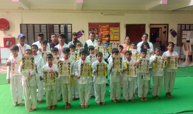 गोरखपुर में कराटे का दम, नन्हे खिलाड़ियों ने दिखाया आत्मविश्वास और अनुशासन का जज्बा