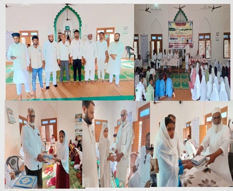 पकड़िहवा में शानदार तालीमी मुज़ाहिरा, बच्चों ने पेश की अपनी इल्मी और अदबी क़ाबिलियत