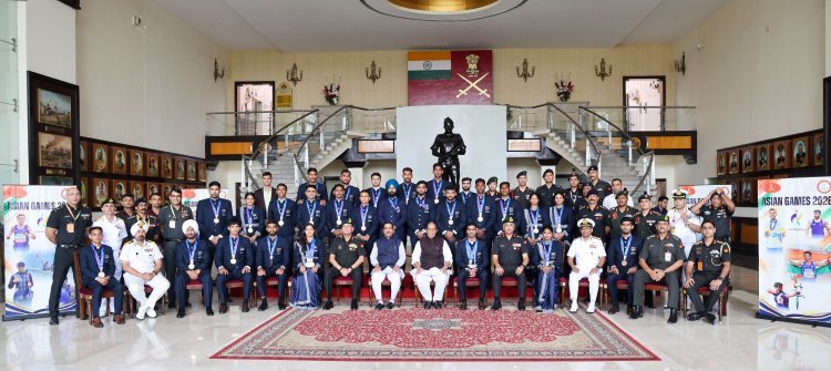 एशियाई खेलों में सेना का ऐतिहासिक प्रदर्शन: 27 पदक जीतने वाले खिलाड़ियों को रक्षा मंत्री ने किया सम्मानित